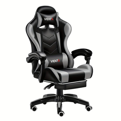 Gaming Chair shown in the Black With Gray option