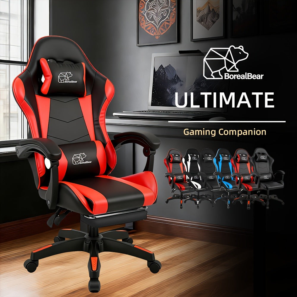 Reclining Faux Leather Gaming Chair with High Back for Home Office detail image - detail view 7