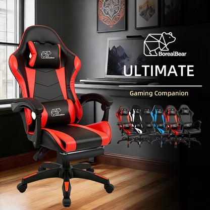 Reclining Faux Leather Gaming Chair with High Back for Home Office detail image - detail view 7