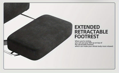 Reclining Velvet Gaming Chair, Ergonomic Video Game Chair for Home Office detail image - detail view 20