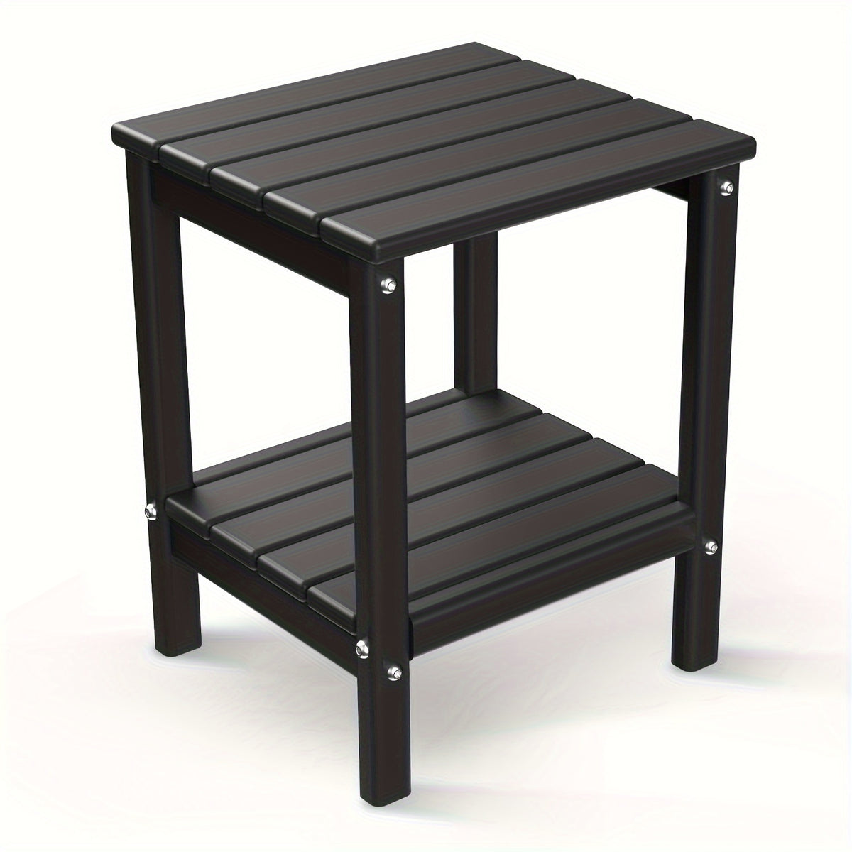 Outdoor Side Table shown in the Black, 1pc option