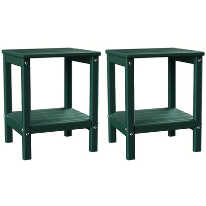 Outdoor Side Table shown in the Forest, 2pcs option