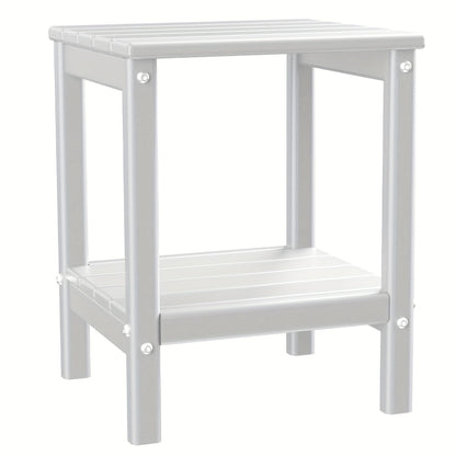 Outdoor Side Table shown in the White, 1pc option