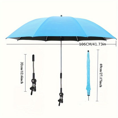 Outdoor Umbrella shown in the Blue option