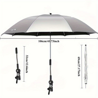 Rectangular Outdoor Umbrella with 360° Swivel and Multiple Color Options detail image - detail view 5