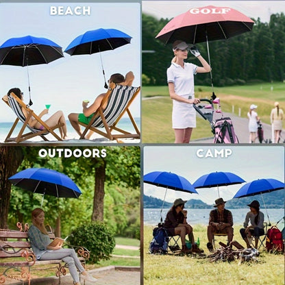 Rectangular Outdoor Umbrella with 360° Swivel and Multiple Color Options detail image - detail view 6