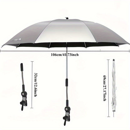 Outdoor Umbrella shown in the Silvery option