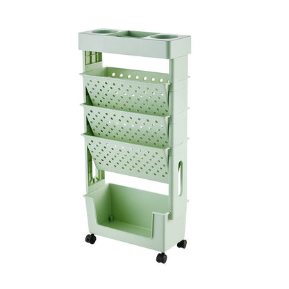 Bookshelf shown in the Green option
