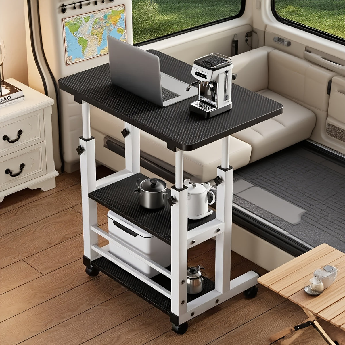 Laptop Desk shown in the Black option