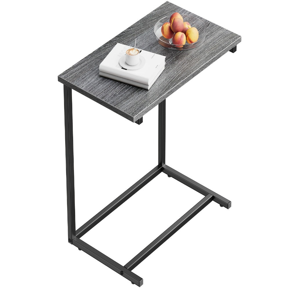 Rolling Metal Side Table with Remote Control, Living Room End Table detail image - detail view 5