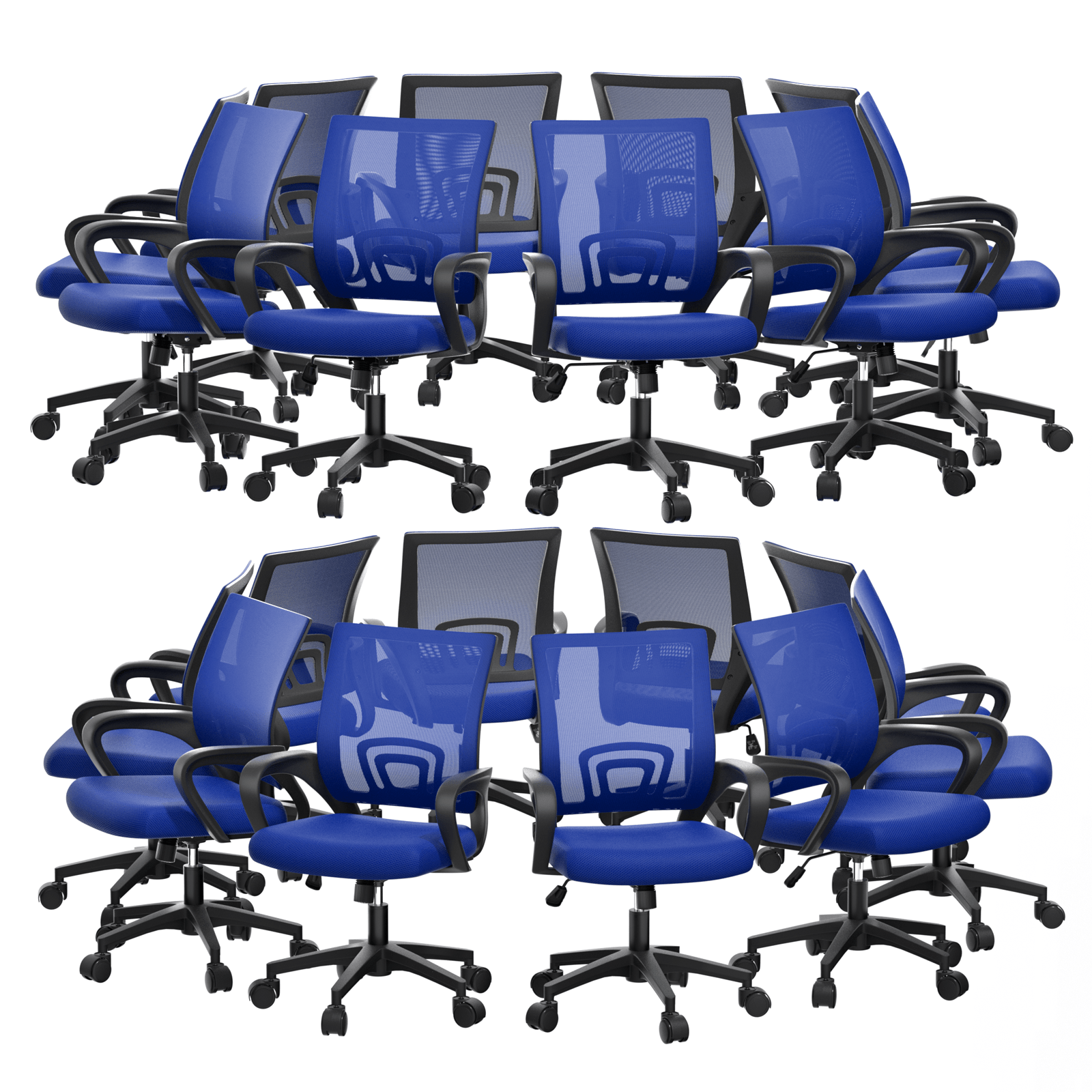 Office Chair shown in the Sapphire - 20 Pcs option