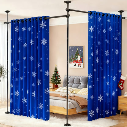Room Divider Rod, Floor to Ceiling Tension Rod Room Divider - No Drilling, Adjustable 28 shown in the main product view