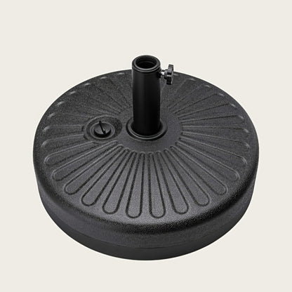 Round Heavy-Duty Umbrella Base with Weather-Resistant Finish detail image - detail view 19