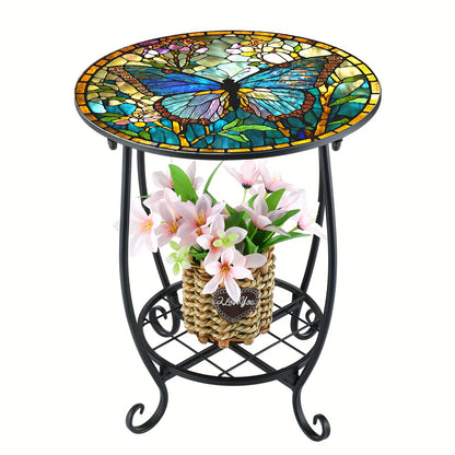 Outdoor Side Table shown in the Mixed colors option