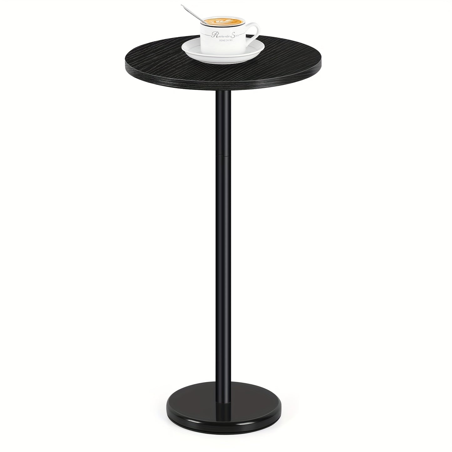 Outdoor Side Table shown in the Black, 1 option