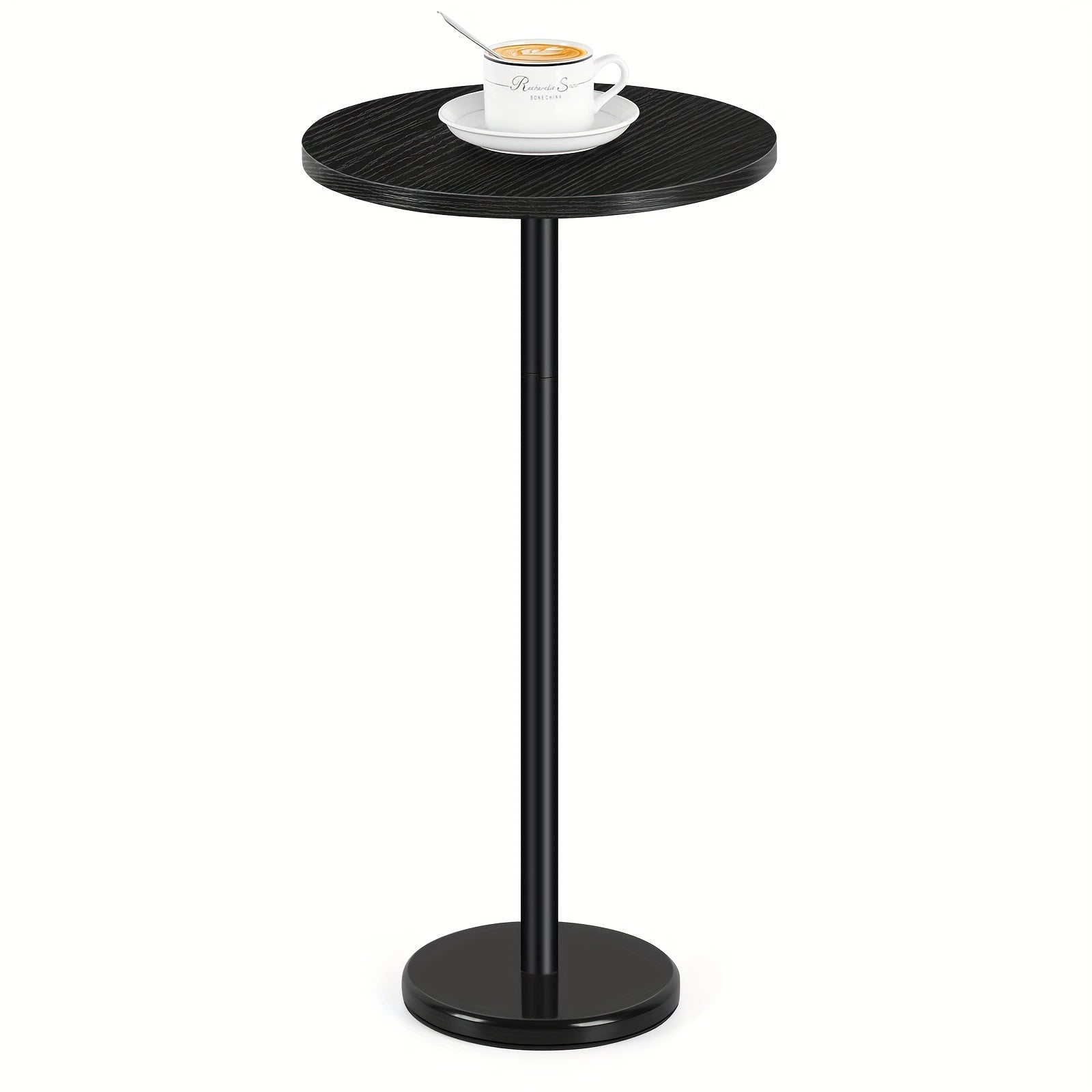 Outdoor Side Table shown in the Black, 1 option