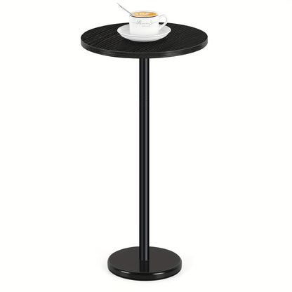 Outdoor Side Table shown in the Black, 1 option