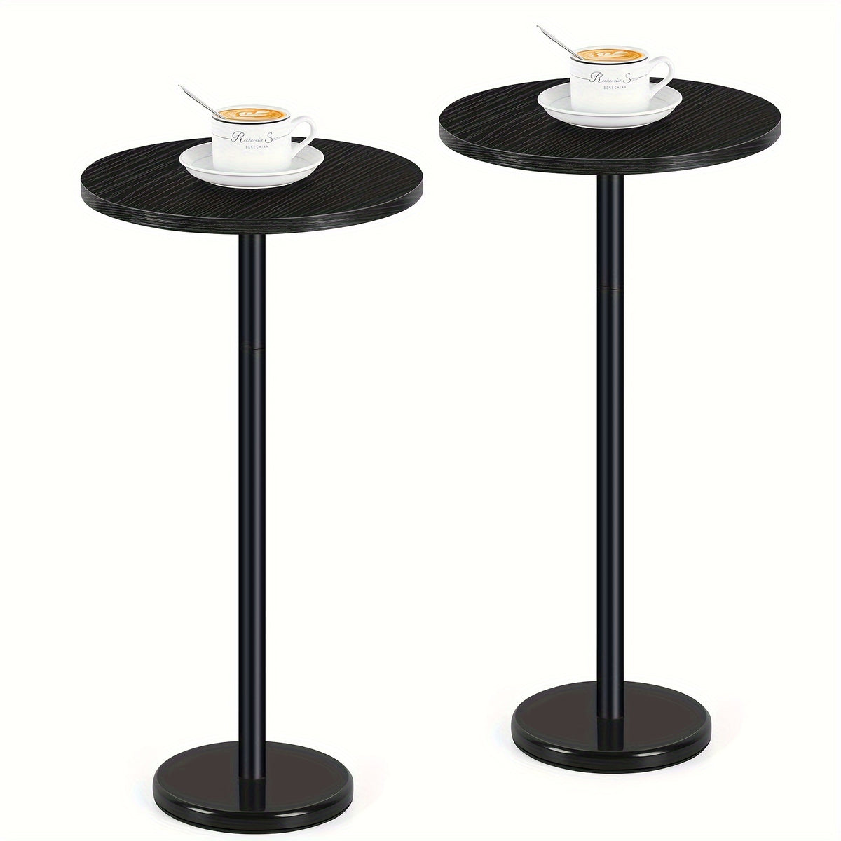 Outdoor Side Table shown in the Black, 2 option