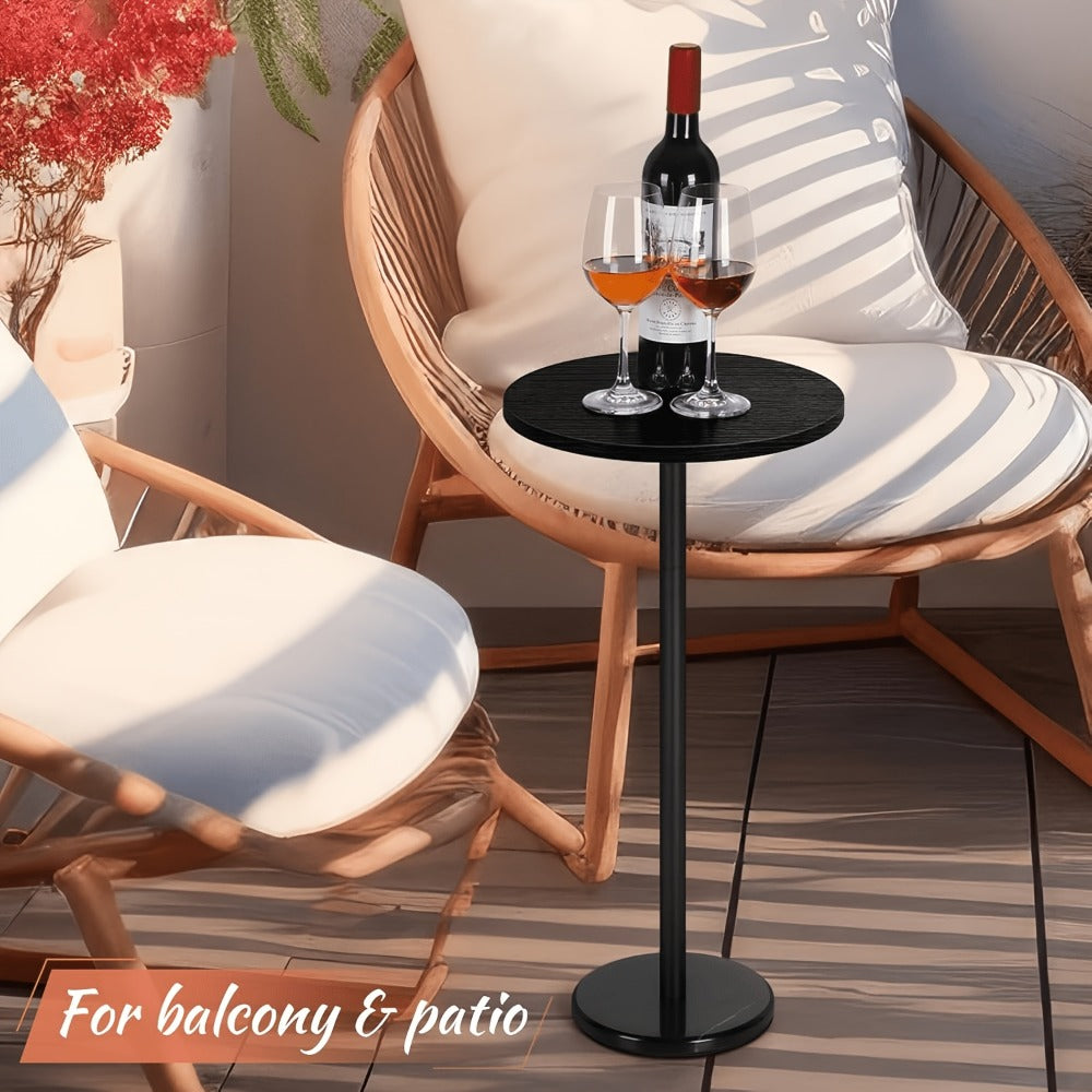 Round Outdoor Side Table with Multiple Color Options, Patio End Table detail image - detail view 10