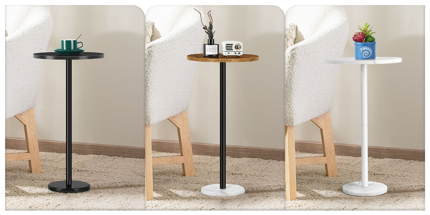Round Outdoor Side Table with Multiple Color Options, Patio End Table detail image - detail view 17