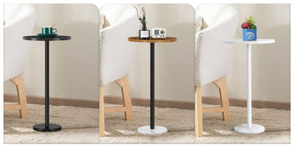 Round Outdoor Side Table with Multiple Color Options, Patio End Table detail image - detail view 17