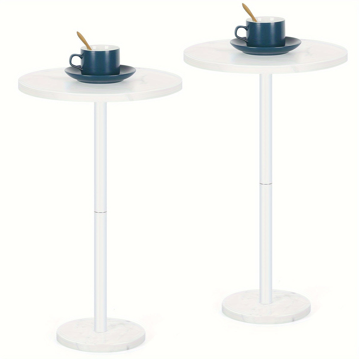 Outdoor Side Table shown in the White, 2 option