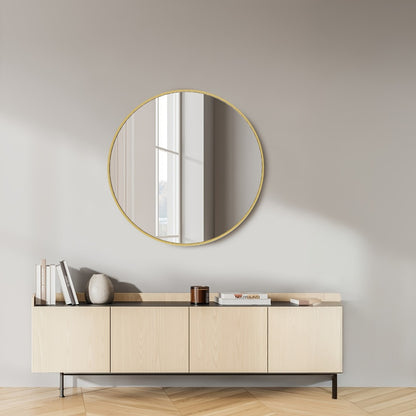 Round Wall Mirror, Bathroom Vanity Mirror for Dressing and Daily Routines detail image - detail view 20