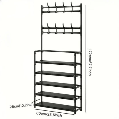 Shoe Rack, Entryway Shoe Organizer for Organized Everyday Storage detail image - detail view 6