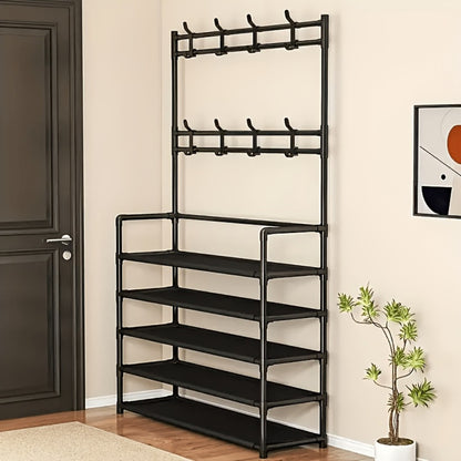 Shoe Rack, Entryway Shoe Organizer for Organized Everyday Storage detail image - detail view 7