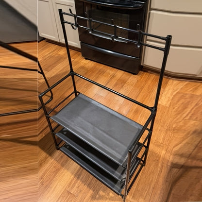 Shoe Rack with Tool-Free Assembly for Organized Everyday Storage in Entryway detail image - detail view 3
