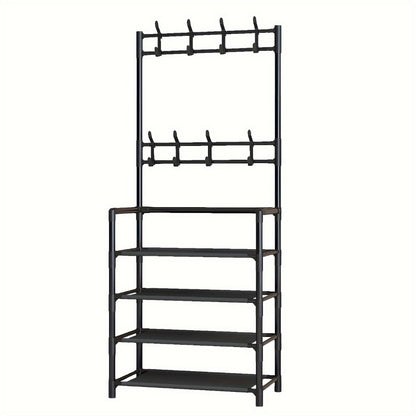 Shoe Rack with Tool-Free Assembly for Organized Everyday Storage in Entryway detail image - detail view 8