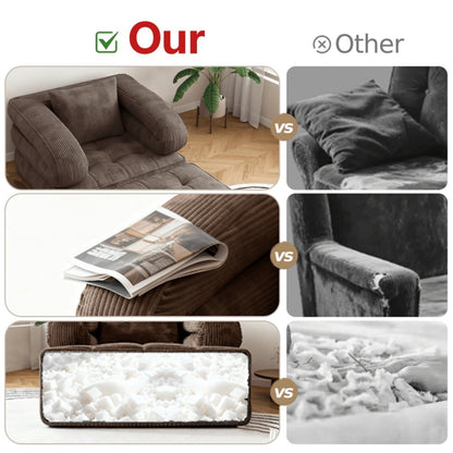 Sofa Bed with Fold-Out Lounger for Comfortable Everyday Seating detail image - detail view 12