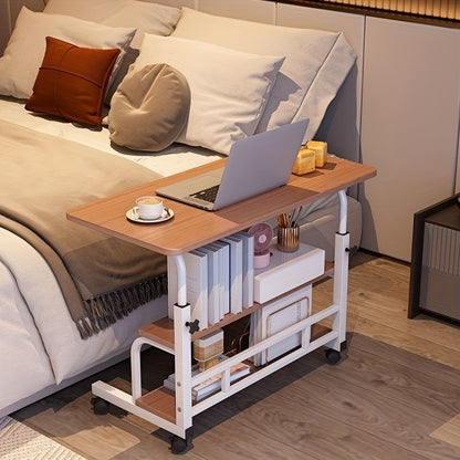 Computer Desk shown in the Walnut Color option