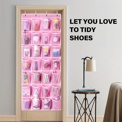 Space-Saving Fabric Shoe Organizer with Storage Bag for Entryway detail image - detail view 7