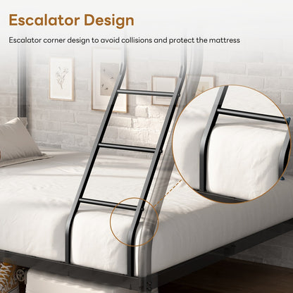 Space-Saving Heavy-Duty Bunk Bed for Bedroom Comfort and Support detail image - detail view 8