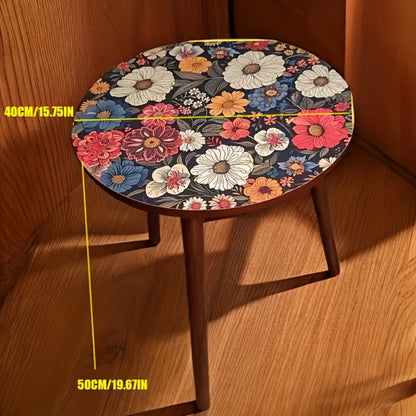 Space-Saving Round Outdoor Side Table for Patio and Living Room detail image - detail view 3