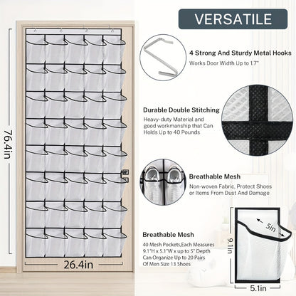 Space-Saving Shoe Organizer for Organized Everyday Storage in Entryway detail image - detail view 9