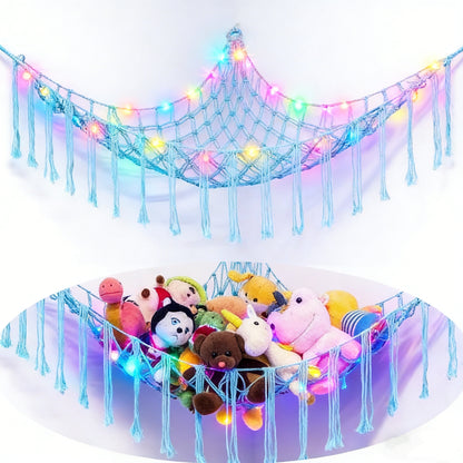 Toy Hammock shown in the Blue With Light option