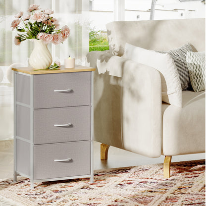 Dresser shown in the Ash Gray, 3 Drawers option