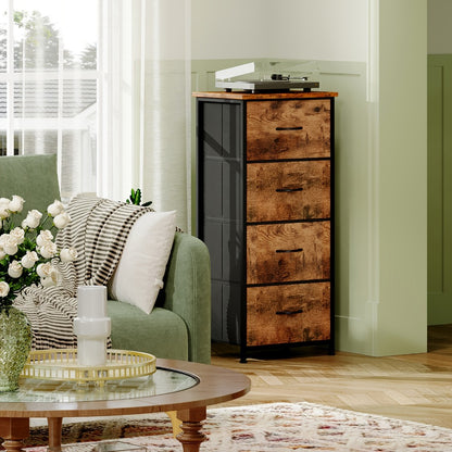 Tall Fabric Dresser with Multiple Color Options, Bedroom Drawer Chest detail image - detail view 25