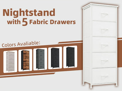 Tall Fabric Dresser with Multiple Color Options, Bedroom Drawer Chest detail image - detail view 31