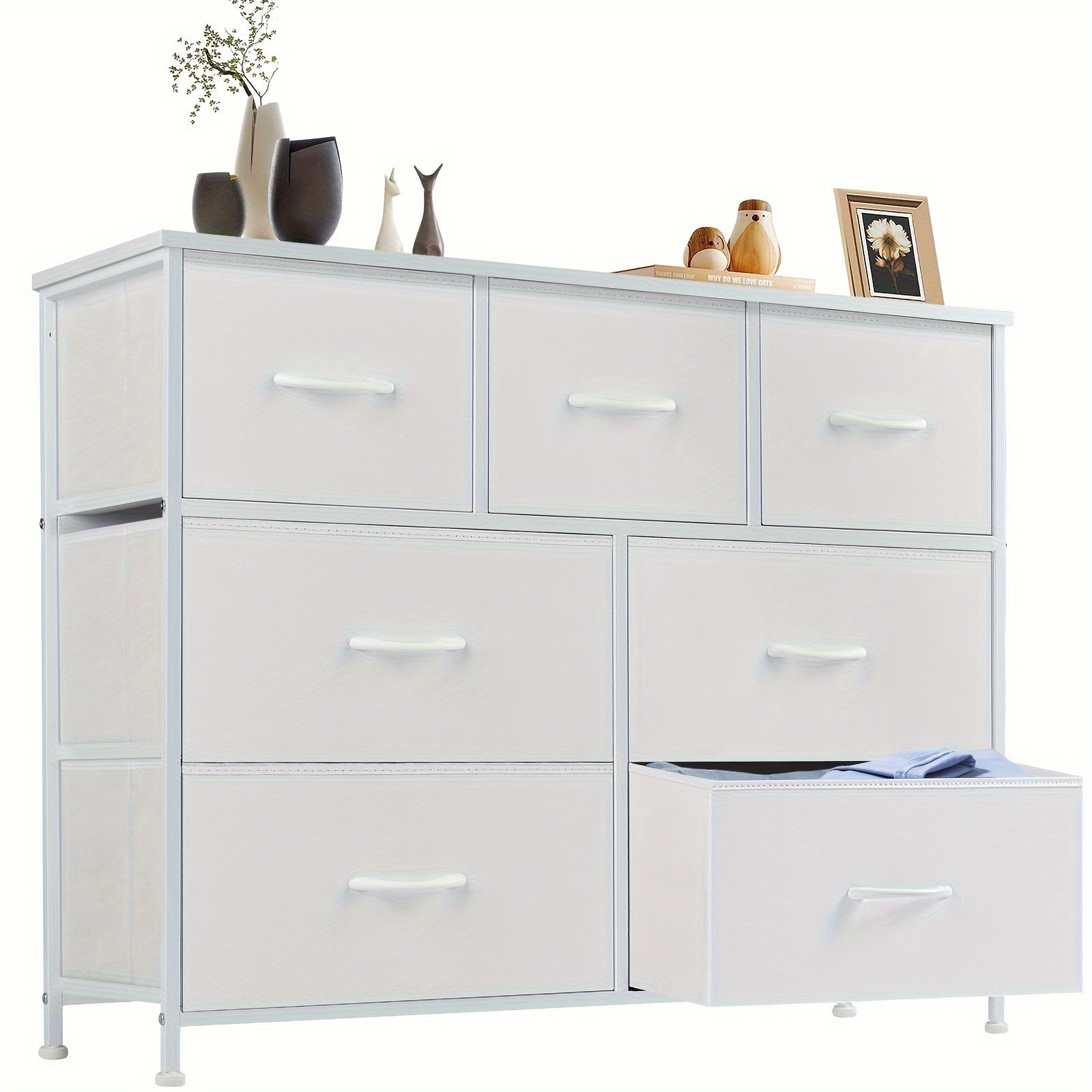 Storage Tower shown in the White, 7 draws option
