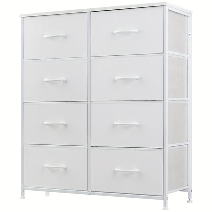 Storage Tower shown in the White, 8 draws option