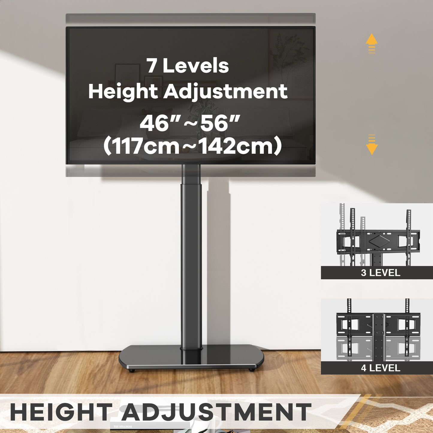 TV Stand with Adjustable Height for Practical Everyday Home Use detail image - detail view 14