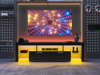 TV Stands And Entertainment Centers with LED Lighting for Living Room detail image - detail view 17