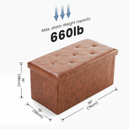 Ottoman shown in the BROWN, 30INCH option