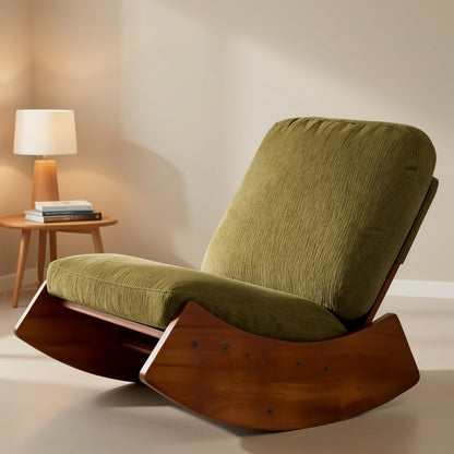 Upholstered Solid Wood Accent Chairs And Glider Chairs for Living Room and Bedroom detail image - detail view 10