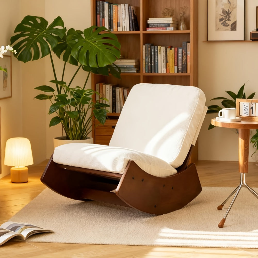 Upholstered Solid Wood Accent Chairs And Glider Chairs for Living Room and Bedroom detail image - detail view 5