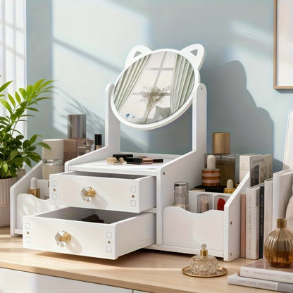 Vanity Mirror With Storage for Dressing and Daily Routines in Bathroom detail image - detail view 8