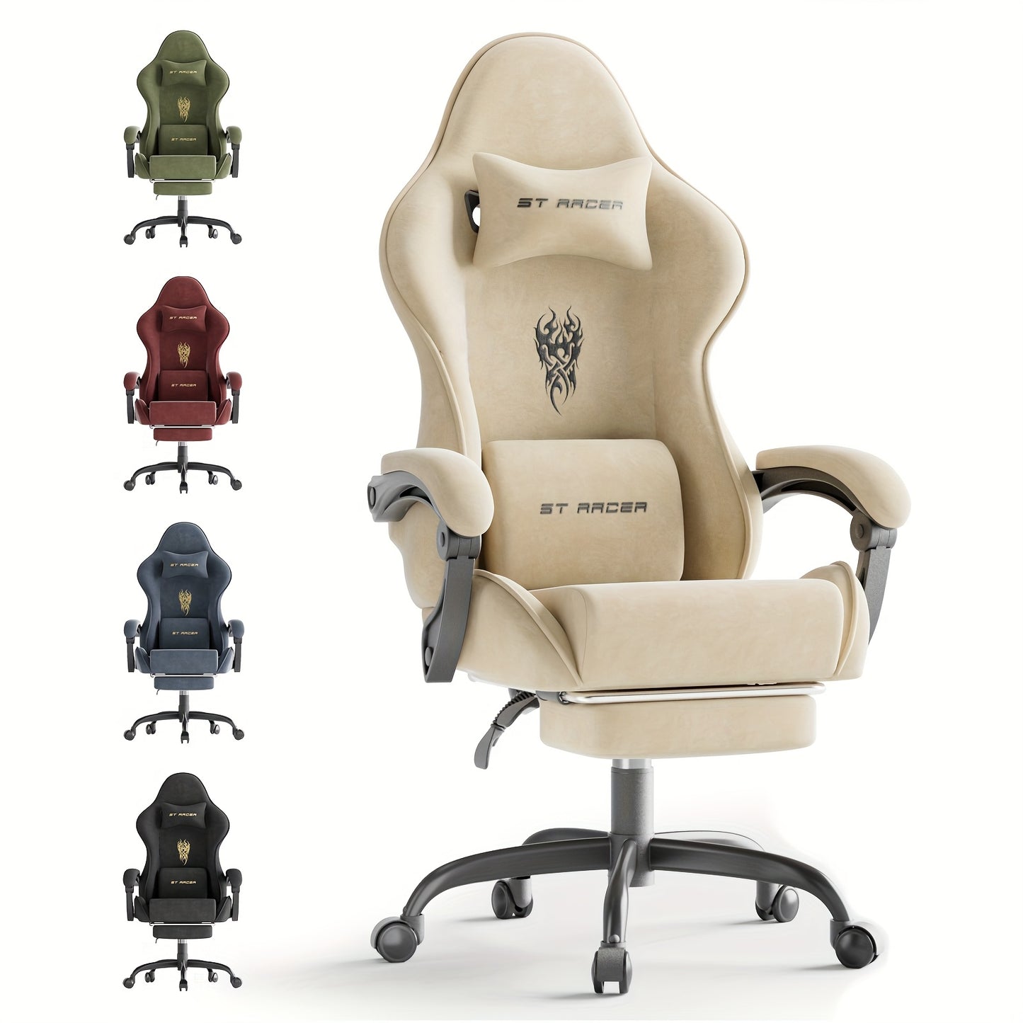 Gaming Chair shown in the Beige option